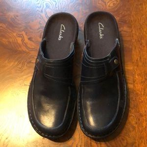 Clark’s mule loafers